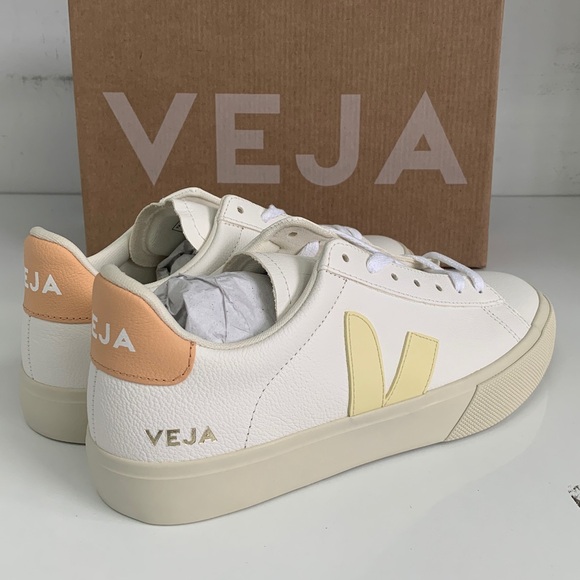 Veja Women's Shoes in White and Cream - Picture 4 of 5